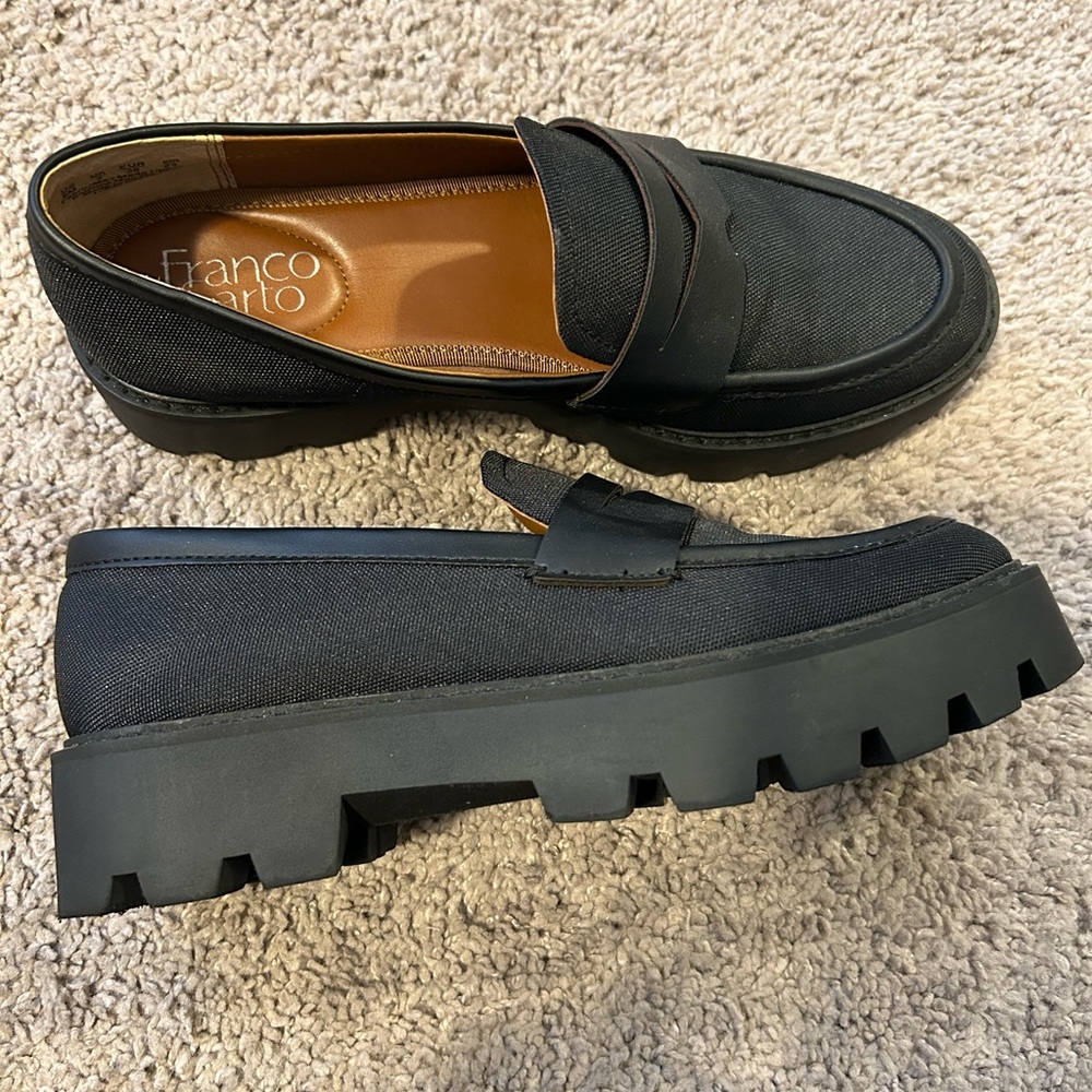Franco Sarto Women’s Loafers in Black